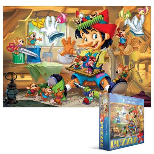 EuroGraphics Pinocchio Small Box Puzzle Toys 8035-0421 Eurographics 35 Pieces EuroGraphics Pinocchio Small Box Puzzle Toys 8035-0421 Eurographics 35 Pieces